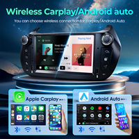 Reproductor de DVD con Pantalla de Radio de 7 Pulgadas y Carga Rápida para Fiat Fiorino 2007-2016, Pantalla Táctil IPS, Android Auto Inalámbrico, Unidad Principal Estéreo 4G
