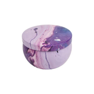 กระป๋องโลหะเปล่าสำหรับเทียนหอมพิมพ์ลายตามสั่ง ขนาดเล็ก พร้อมฝาปิดกล่องของขวัญ กระป๋องเทียนเปล่าพิมพ์ลายตามสั่ง - Product Image 4