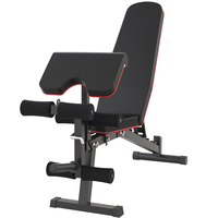 Équipement de fitness TOPTONS, banc de musculation réglable pour entraînement en intérieur, inclinable et inclinable en sens inverse, en vente