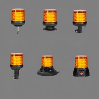 LED-Warnleuchte, Notfall-Stroboskoplampe für LKW und Traktoren, Gelb, 3-stufig, Zigarettenanzünder-Stecker mit Schalter