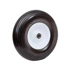 Gran oferta, ruedas de neumáticos sin planos de espuma de poliuretano PU sólido para carros de herramientas de jardín de césped, rodillo de Material de hierro plástico de nueva condición - Product Image 3