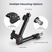 Support de bras magique à rosette Prime Focus 12 pouces 360° °   Bras à friction variable réglable 5KG Weight Bear Magic Grip VS Manfrotto 244 143A