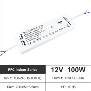 Controlador LED de 36W-150W CV con Alto Factor de Potencia (PF>0.95), Sin Parpadeo, IP20, Fuente de Alimentación para Iluminación LED, 100-240/200-240VAC, DC12V-24V - Product Image 5
