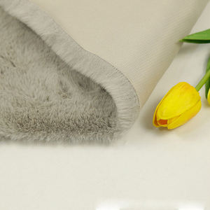 Fabricant de fausse fourrure de renard, Anti-pilules, produit d'origine, Polyester chaud argent, imprimé avec de la fausse fourrure, vente en gros, échantillon pour vêtements - Product Image 6