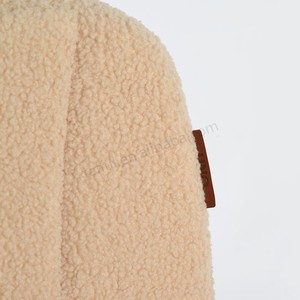 Traditional Brown Upholstered <b>Nursery</b> <b>Rocking</b> <b>Chair</b> for Breastfeeding Home Hotel Comfortable Furniture for Living Room Apartment - Product Image 4