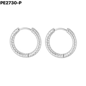 Pendientes de Aro de Moda 2.5*14, Modelo PE2730 para Mujer, Joyería de Alta Calidad - Product Image 1