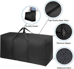 Wholesale <b>Extra</b> <b>Large</b> <b>Moving</b> Handles Heavy Duty Storage Bags Oversize Foldable Reusable Carrying <b>Moving</b> Travel Duffle Bag - Product Image 3