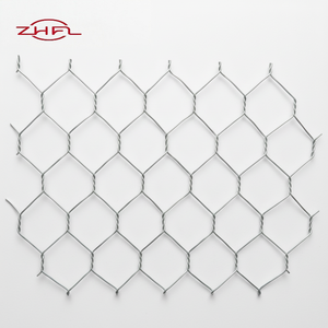 Gabion Basket Stone <b>Net</b> Cage PVC Coated Iron Material 1x1x1 Hexagon Hole Durable Gabion <b>Mesh</b> - Product Image 1