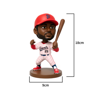 Souvenirs de jeu Bobblehead Star de baseball personnalisés personnalisables avec des logos et des noms Figurines Bobblehead sur mesure - Product Image 5