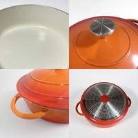 Ensemble de marmites à soupe en aluminium 8 pièces de couleur dégradée Nouveau design Cuisinière à induction antiadhésive en céramique Cuisinière à gaz Compatible avec un usage domestique en métal