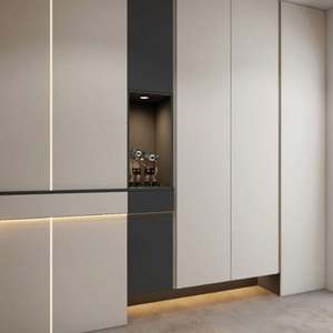<b>Tall</b> Wardrobe <b>Cabinet</b> with Adjustable Shelves Metal Frame Home Furniture for Bedroom Dining Living Room by Manufacturer Supplier - Product Image 1