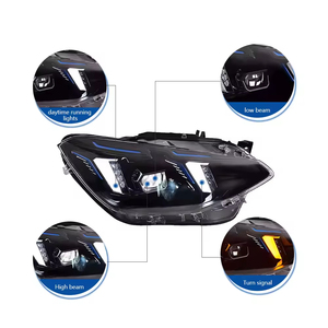 Pour <span class=keywords><strong>BMW</strong></span> Série 1 F20 2012-2014, ensemble de phares à LED, lentille, <span class=keywords><strong>116i</strong></span> <span class=keywords><strong>118i</strong></span> 120i, double couleur, feux de jour DRL, clignotants avant, auto - Product Image 5