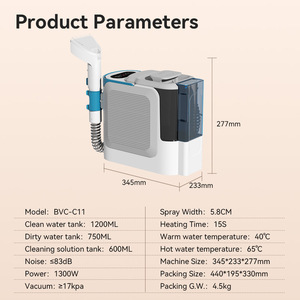 Proclean <span class=keywords><strong>Top</strong></span> Vente Personnalisable Canapé Rideau Tapis Tissu Machine De Nettoyage Spot <span class=keywords><strong>Aspirateur</strong></span> - Product Image 6