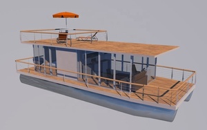 YAMANE 11.6m 38ft Nouvelle Conception <span class=keywords><strong>Bateau</strong></span>-Maison Flottant en Aluminium en Promotion - Product Image 3