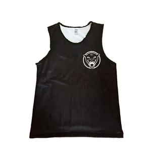 Oem Factory Double Sided Training Bib Reversible Soccer Training Vests Black Sportswear Adults Soccer Wear Shirts & Tops