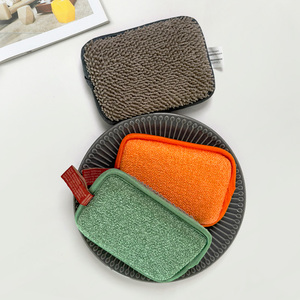 Esponjas para Platos, Esponjas de Microfibra Antiarañazos para Cocina, Esponja Multicolor Reutilizable para Limpiar Platos, Ollas y Sartenes - Product Image 3