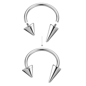Boucles d'oreilles classiques en titane ASTM-F136 plaqué or G23, bijoux de piercing corporel en titane de qualité implantable, anneau d'oreille - Product Image 3