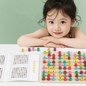 Juego de Mesa de Sudoku de Madera Educativo para el Escritorio, Juguetes para Entrenar la Capacidad de Pensamiento Lógico y la Habilidad Matemática - Product Image 2