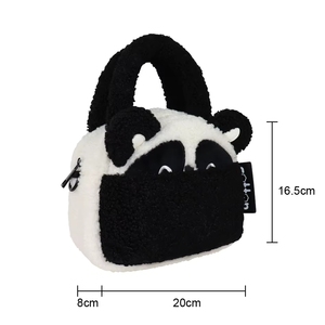 Sac à bandoulière pour femmes en peluche kawaii, petit sac en forme de panda, léger - Product Image 3