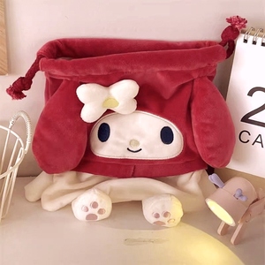 2025 nueva llegada personaje de dibujos animados lindo Kawaii bolsa <span class=keywords><strong>Pacha</strong></span> perro Capybara estilo Popular Animal relleno bolsa para mujeres niñas Peluches - Product Image 3