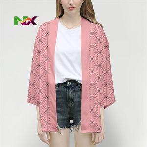 12 Stili di T-Shirt <span class=keywords><strong>Cosplay</strong></span> <span class=keywords><strong>Demon</strong></span> <span class=keywords><strong>Slayer</strong></span> Kimetsu No Yaiba Kamado Nezuko Anime Kimono Haori Yukata <span class=keywords><strong>Cosplay</strong></span> - Product Image 6