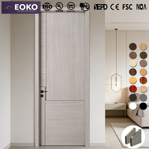 Puerta de Madera de Estilo Shaker con Acabado Preparado EOKO, Precio al por Mayor para Mayoristas - Product Image 1