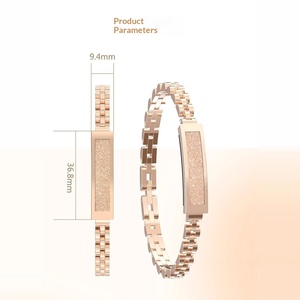 Bracelet de sport intelligent pour femmes, haute précision, en alliage de zinc, avec mesure de la pression artérielle, de la fréquence cardiaque, de l'<span class=keywords><strong>oxygène</strong></span> sanguin, alarme, nouveau modè<span class=keywords><strong>le</strong></span> 2026 - Product Image 4