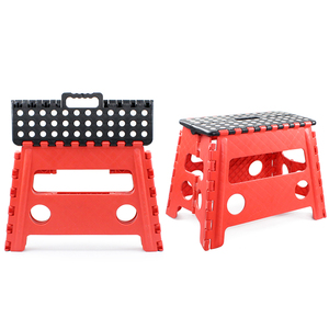 LUCKYTIME Hot-Selling Foldable Plastic <b>Stools</b> Various Colors Made of PP for Hotel Bedroom Supermarket or Farmhouse - Product Image 3