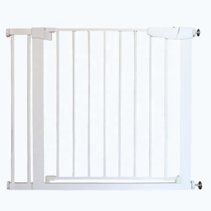 Barrière de sécurité pour bébé en métal à fermeture automatique, pour intérieur et extérieur, barrière anti-enfants pour porte de cuisine, escalier, barrière pour chien, barrières de sécurité pour bébé - Product Image 2