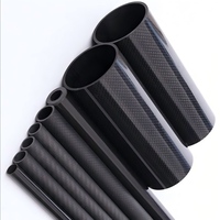 Tube rond en fibre de carbone 3K de précision, diamètre extérieur de 1 mm à 8 mm, paroi ultra-fine pour flèches, accessoires de tir à l'arc