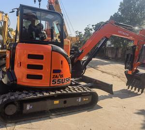 Máquina de construcción multifuncional usada Hitachi Zaxis 55 Japón usada 5,5 toneladas Hitachi Zx55usr Mini excavadora a la venta - Product Image 6