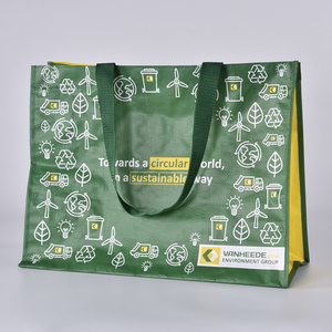 Custom Color Printed Shopping Tote Bag Promotional Laminated Non-woven Bag