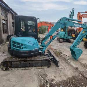 Kobelco รถขุดตีนตะขาบ SK55เครื่องยนต์ดีเซลพร้อมมอเตอร์ & ปั๊มระบบไฮดรอลิกเต็มรูปแบบรับประกัน2ปี - Product Image 2