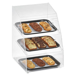 Wholesale Countertop Lucite Pastry Acrylic Display Case Perspex Bread Bakery Cake Storage Cabinet