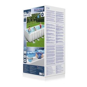 Piscina <span class=keywords><strong>Rectangular</strong></span> <span class=keywords><strong>Inflable</strong></span> <span class=keywords><strong>Bestway</strong></span> 56671 con Marco de Acero Sobre el Suelo - Product Image 6