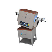 1200c tanur tabung mini putar elektrik untuk tes bahan bedak Sintering