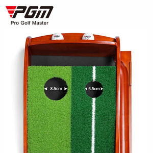 PGM 3M/3.5M गोल्फ डाल चटाई डालने ट्रेनर्स स्वत: वापसी रेल के साथ देवदार की लकड़ी और कृत्रिम मैदान - Product Image 4
