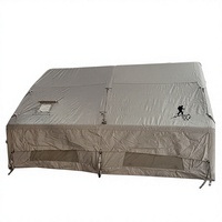 Grande tente de camping gonflable imperméable en Oxford 600D pour l'extérieur, quatre saisons, sans montage requis