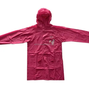 Easy to fold PVC children's raincoat, logo can be printed, customized, suitable for outdoor use