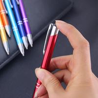 Cadeau d'affaires promotionnel de luxe stylo à bille en aluminium avec logo personnalisé marqueurs en plastique et stylos à bille