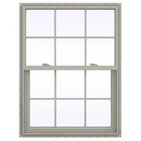 Luxseal Fenêtre coulissante à double vitrage insonorisée à prix réduit Fenêtre personnalisée pour la maison Fenêtre à guillotine simple en aluminium
