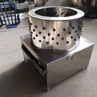 Machine automatique d'épluchage de plumes de poulets/canards/oiseaux Machine d'épilation industrielle de volaille