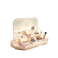 Vitrine de présentation de comptoir en acrylique pour cosmétiques, accessoires de présentation de luxe personnalisés pour chaînes de magasins, fabrication sur mesure, inspection usine