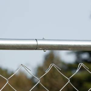 กรงสุนัขวิ่งขนาดใหญ่ทำจากเหล็กชุบสังกะสีเชื่อมรั้วฟาร์มกรงความปลอดภัยล็อคธรรมดา - Product Image 2