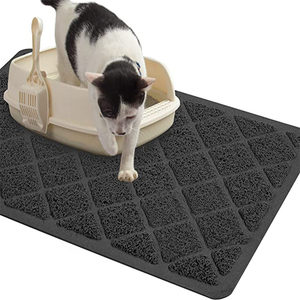 Wasserdicht Kitty grau Gorilla Griff dicke Haustier Katzenstreu Sand Fang matte Haustier PVC Katzenstreu Matten - Product Image 6