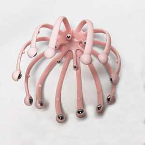 Rascador de cabeza de mano de pulpo para relajación profunda y alivio del estrés, bolas de rodillos relajantes, garra de plástico para el cabello, herramienta de masaje para el cuero cabelludo - Product Image 3