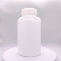 Bouteille en plastique HDPE à large ouverture de 3 L avec bouchon à vis pour produits chimiques