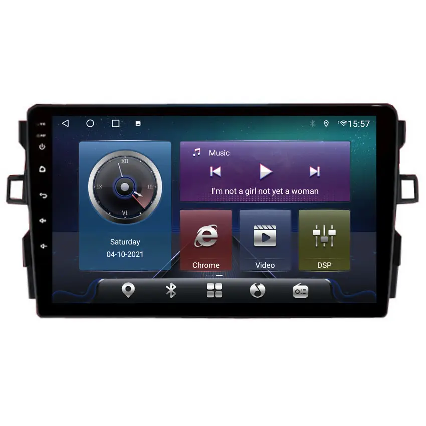 DSP Carplay 스마트 안드로이드 멀티미디어 DVD 플레이어 화면 도요타 오리스 E150 코롤라 해치백 GPS 네비게이션 자동차 라디오 스테레오