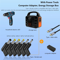 Connecteur d'alimentation universel USB C PD vers DC 12/15/19V Type C vers prise DC adaptateur de charge convertisseur pour routeur tablette Mini ventilateur