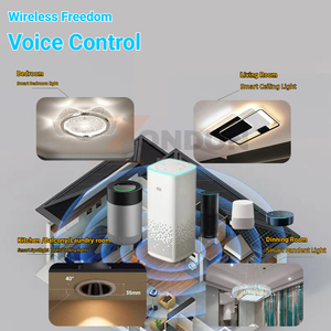 Đèn trần thông minh hoạt hình 2024: Đèn trần <span class=keywords><strong>LED</strong></span> hiện đại cho phòng khách, tương thích với hệ thống thông minh tuya/casambi - Product Image 5